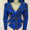 Blue Scottish tartan jacket