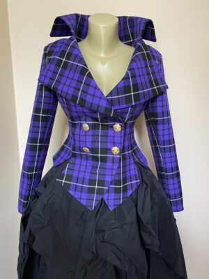 Purple tartan Jacket