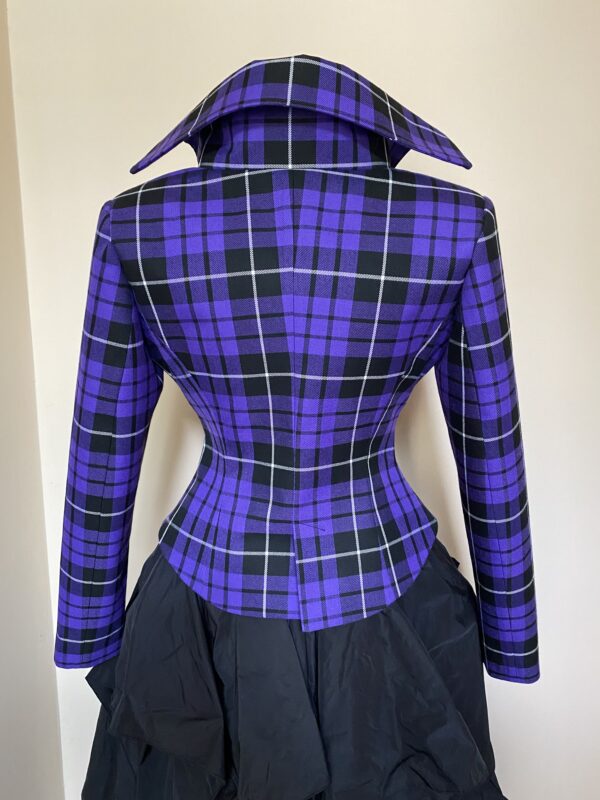 Purple tartan jacket