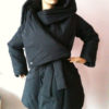 black puffer coat