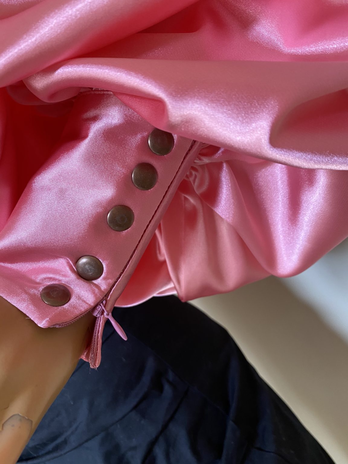 Formal Pink Satin Blouse - Studio Mariya - Handmade and Made to Measure ...