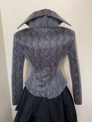 Formal silver lace jacket