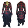 Women's Scottish Tartan Plaid Tailcoat