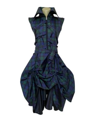 Plaid steampunk fancy dress